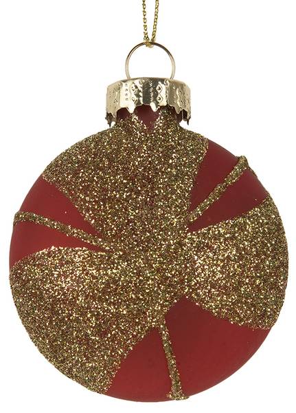 Weihnachtskugel Xmas 51480 Gold - Glas - 3 x 7 x 6 cm