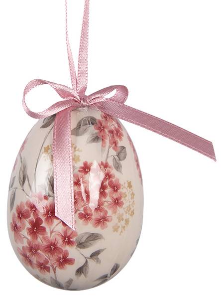 Ostern Anhänger 53120 9er Set Weiß - Kunststoff - 5 x 8 x 5 cm