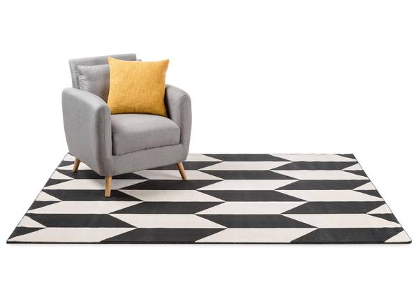 Teppich Dessert Schwarz - 160 x 230 cm