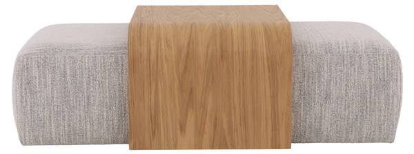 Couchtisch Celeste Grau - Eiche - 64 x 43 x 140 cm