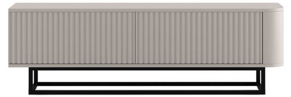 TV-Lowboard AURORA Beige - Schwarz - Kaschmir