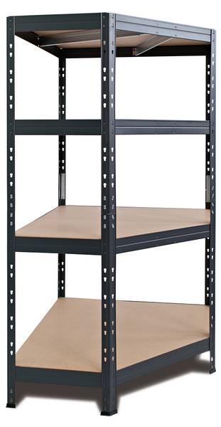 Eckregal  60273 Grau