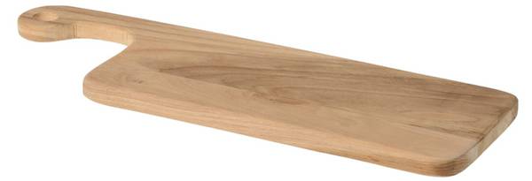 Servierplatte J11302560 Braun - Massivholz - 40 x 2 x 13 cm