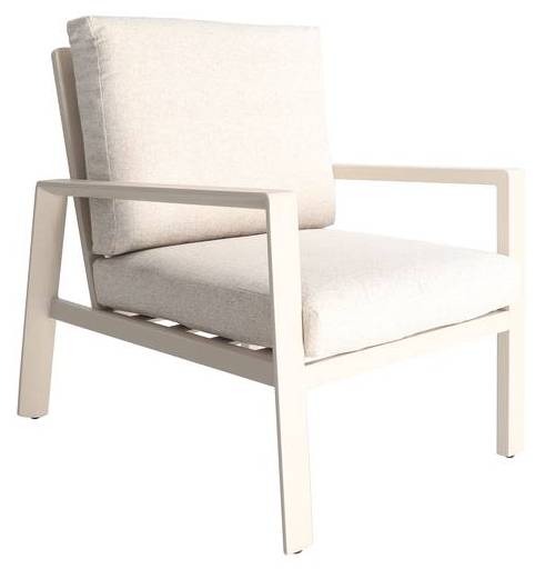 Garten-Sessel LUZANE Metall - 84 x 87 x 71 cm