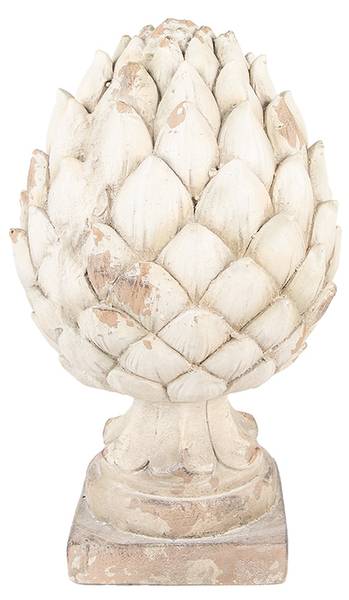 Ornament Tannenzapfen Deco&Kieran Beige - Keramik - 23 x 41 x 23 cm