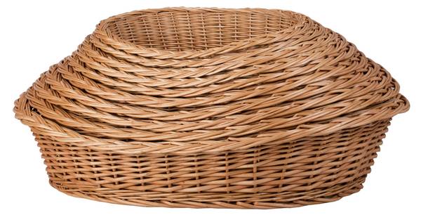 Hundekorb Poppy Grau - Orange - 45 x 15 x 32 cm