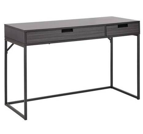 Schreibtisch AURORA Braun - Metall - 50 x 76 x 120 cm