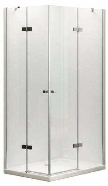 Eckduschkabine JOSEFINE Sicherheitsglas - 100 x 195 x 80 cm