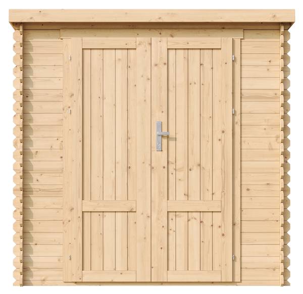 Gartenhaus M311F1+G Beige - Fichte - 188 x 206 x 118 cm