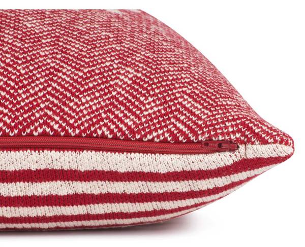 Zierkissenhülle WEIHNACHTSKISSEN Braun - Baumwollstoff - 45 x 1 x 45 cm