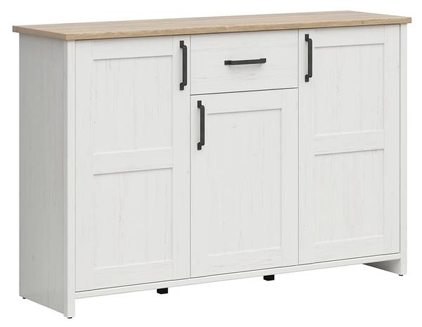 Buffet Aksel Braun - Holzwerkstoff - 148 x 99 x 43 cm