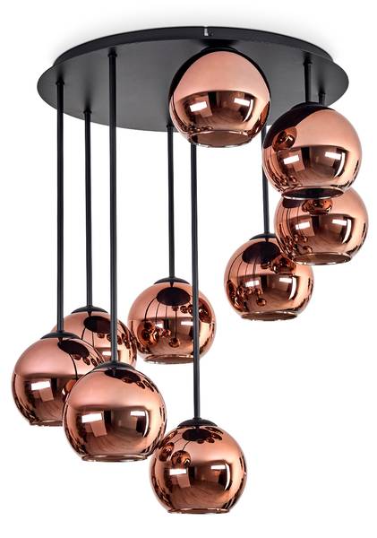 Deckenleuchte Cesaro Kupfer - 57 x 69 x 57 cm