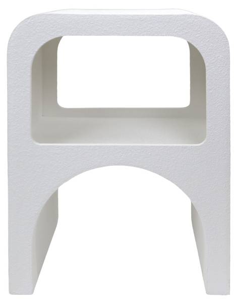 Seraphina Blanc - Bois manufacturé - 42 x 56 x 30 cm