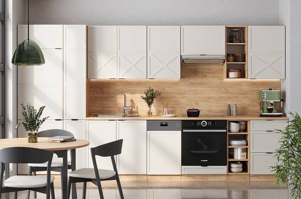 Frontpaneel Fame-Line 50419 eikenhouten look - taupe - Breedte: 45 cm