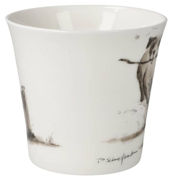 Tasse Peter Schnellhardt  Spielkameraden Schwarz - Weiß - Porzellan - 11 x 10 x 14 cm