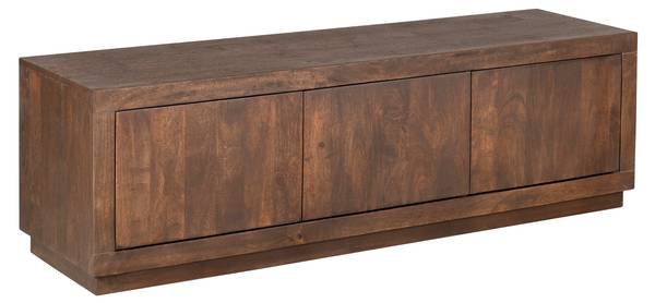 TV-Möbel BRUSSEL Braun - Massivholz - 150 x 46 x 42 cm