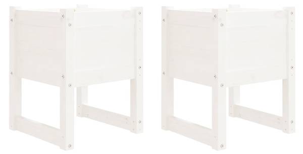 Plantenbak 3017110-2 Set van 2 wit