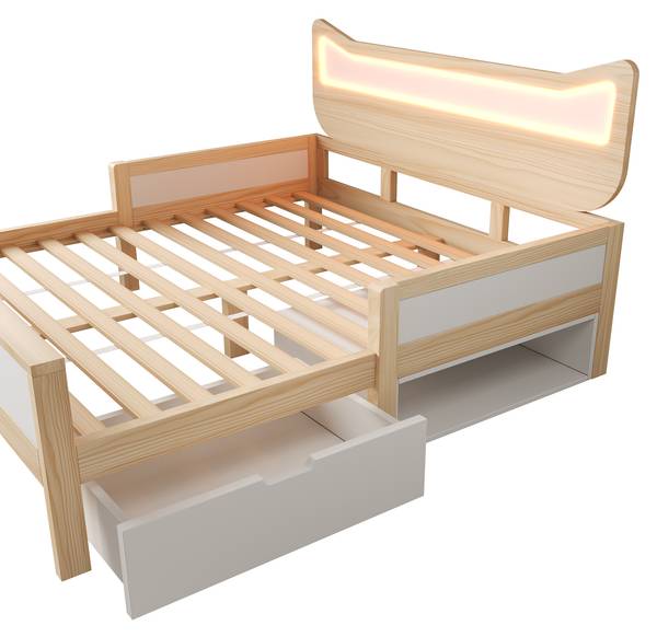Lit d’enfant NATMUD 145 x 206 cm