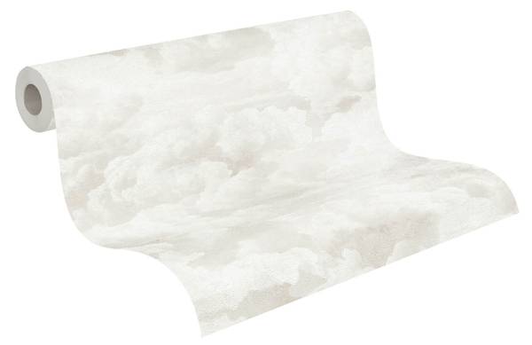 Vliestapete 399852-GU Weiß - Fleece - 53 x 1005 x 1 cm