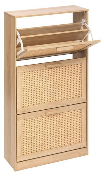 Schuhregal DRAWY Beige - Holzwerkstoff - 60 x 113 x 24 cm