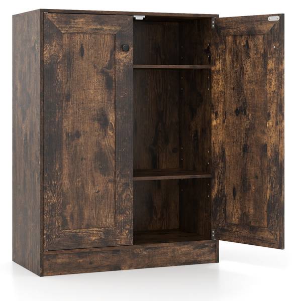 Badschrank VH34161 Braun - Holzwerkstoff - 30 x 80 x 60 cm