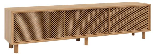 TV-Lowboard Menorca Braun - Kiefer - 180 x 45 x 35 cm