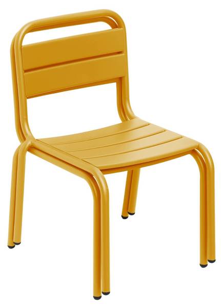 Kindergartenstuhl Kristoff 2er Set Gelb