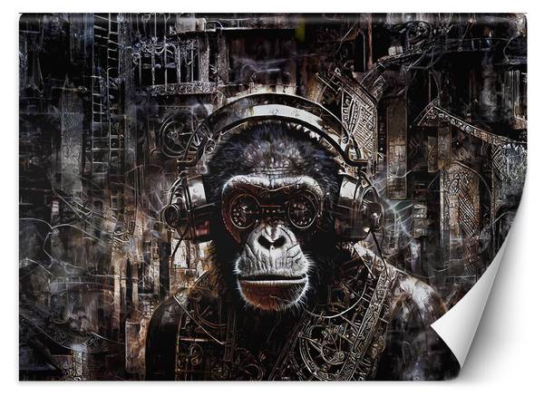 Papier peint, Singe moderne Abstraction 450 x 315 cm