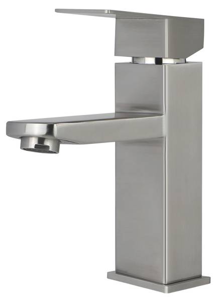 Keukenkraan Norman zilver - metaal - 5 x 18 x 12 cm