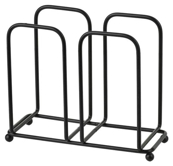Serviettenhalter MODERN KITCHEN Schwarz - Metall - 7 x 12 x 15 cm