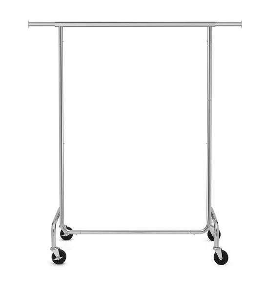 Kleiderständer Quetta Silber - Metall - 160 x 45 x 150 cm