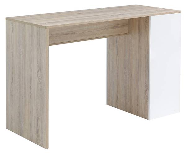 Barmöbel NIRAYA Braun - Weiß - Holz teilmassiv - 60 x 100 x 150 cm