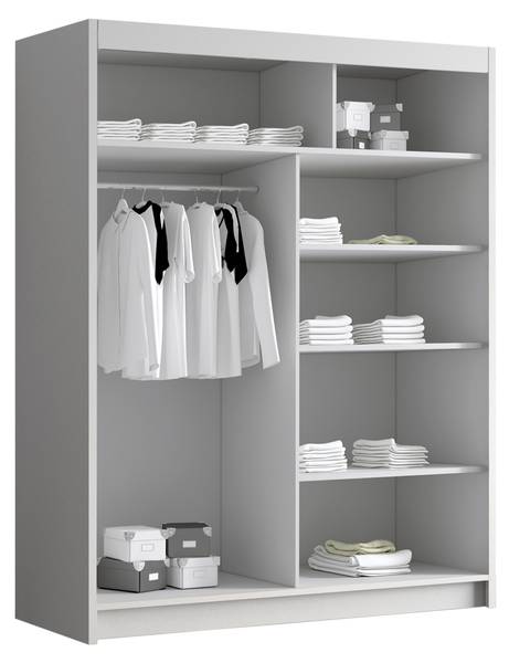 Kleiderschrank Flavio IV Schwarz