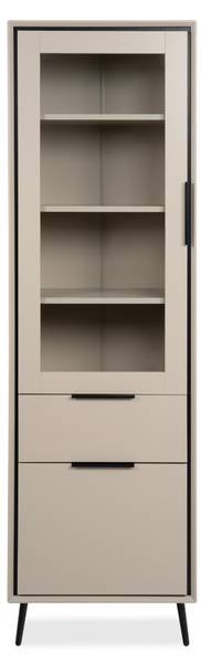 Dressoir ARONA grijs - plaatmateriaal op houtbasis - 60 x 200 x 38 cm