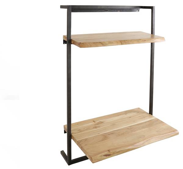 Schreibtisch AIDY Braun - Akazie - 65 x 100 x 45 cm