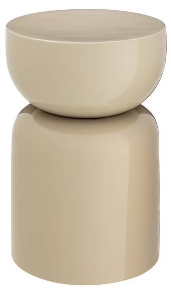 Beistelltisch Kvina Beige - Metall - 31 x 47 x 31 cm