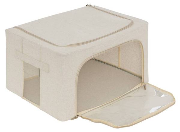 Aufbewahrungshülle GROOMY Beige - Textil - 35 x 25 x 50 cm