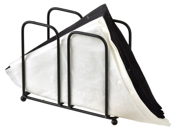 Serviettenhalter MODERN KITCHEN Schwarz - Metall - 7 x 12 x 15 cm