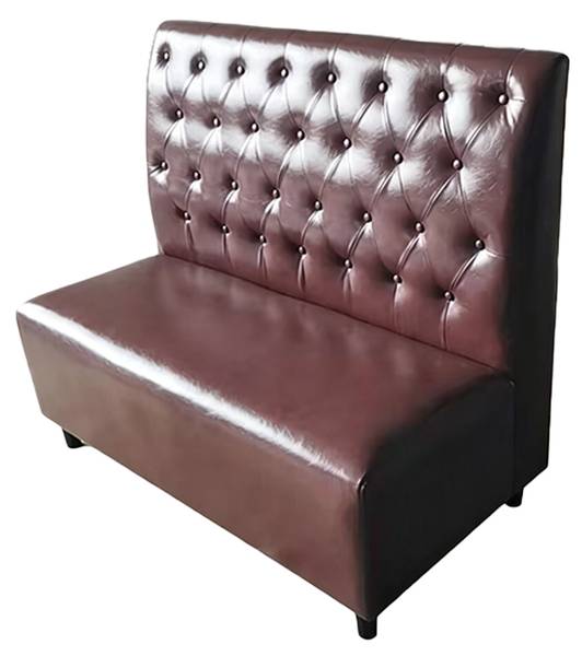 Sofa Y-03KAFEI Braun - Kunstleder - 65 x 105 x 120 cm