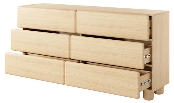 Sideboard OLMO Braun - Holzwerkstoff - 160 x 80 x 38 cm