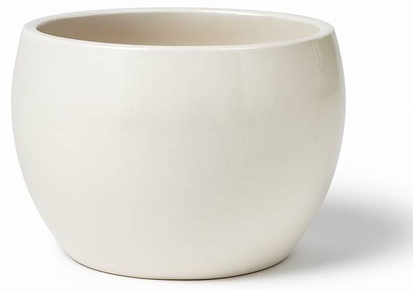 Blumentopf Romulus Weiß - Keramik - 21 x 15 x 21 cm