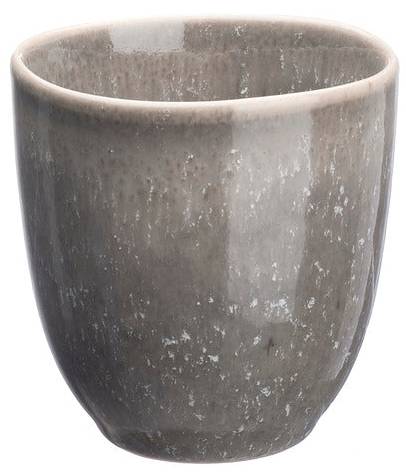 Kopje STELLAR set van 6 grijs - keramiek - 8 x 8 x 8 cm