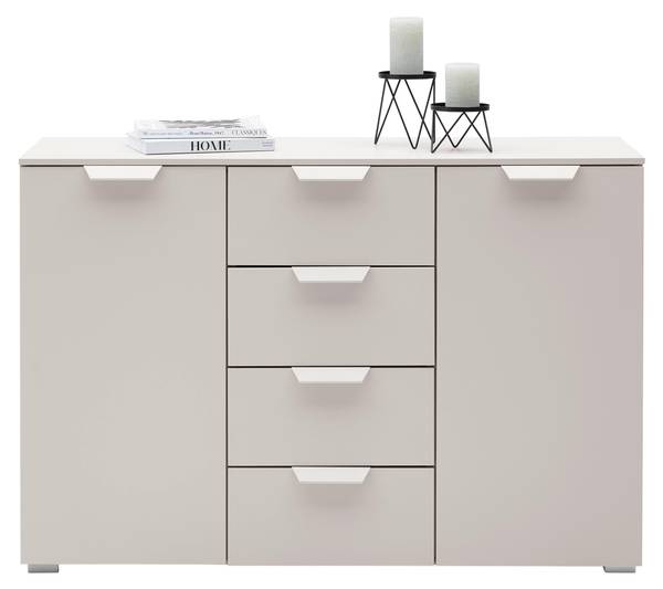 Kommode BRIONA Beige - Holzwerkstoff - 120 x 80 x 42 cm