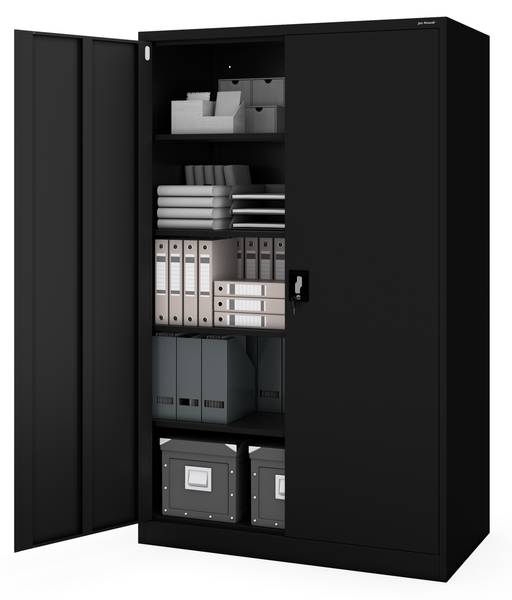 Büroschrank JAN II D600 Schwarz