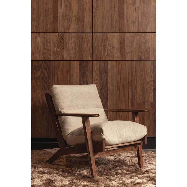Hochflorteppich Praline Polyester - Rotbraun
