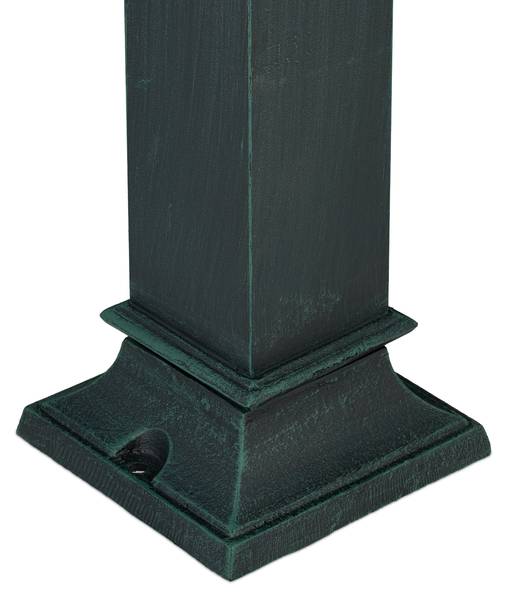 Waterzuil met kraan 80 cm goud - groen - aluminium - ijzer - 19 x 80 x 22 cm