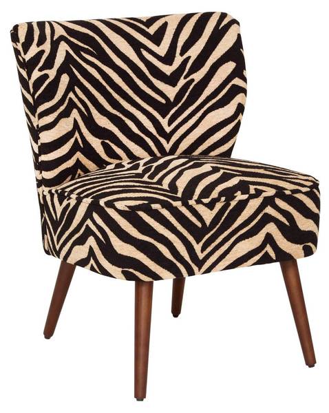 Sessel CHIARA Orange - Strukturstoff - 62 x 80 x 68 cm