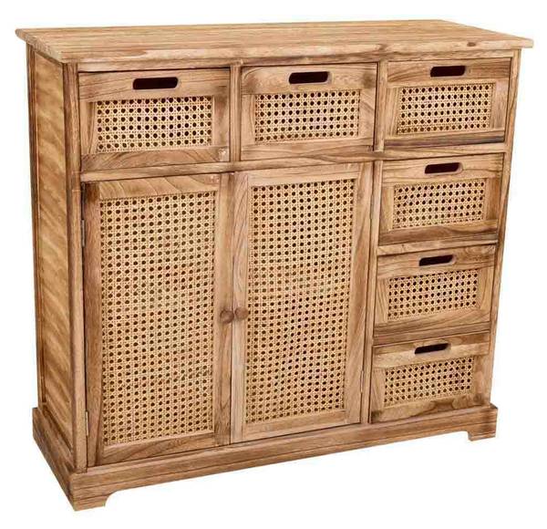 Buffet Baltar Marron - Bois massif - 86 x 79 x 33 cm