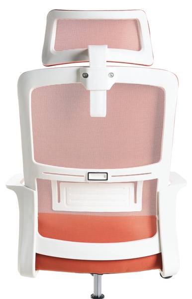 Bürostuhl MONARCH Rot - Weiß