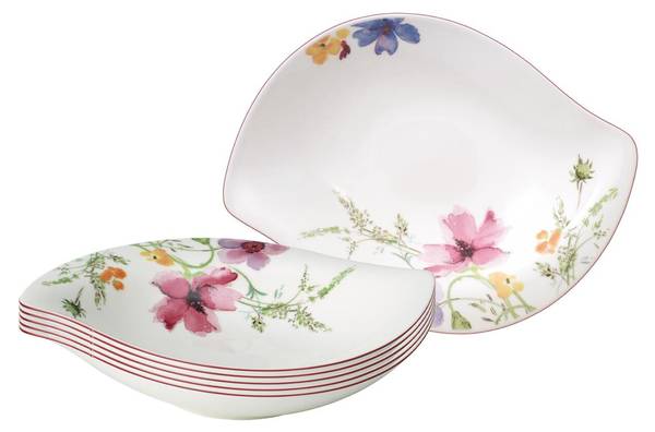 Schalen Mariefleur Serve Salad 6er Set Porzellan - 21 x 6 x 29 cm